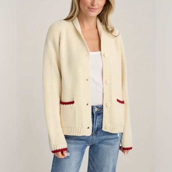 Lobster Design Cream Sweater-nwot - Picture 4 of 4